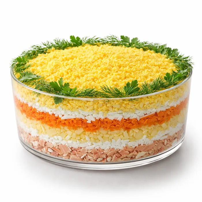 Салат мимоза классический