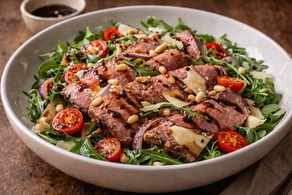 Салат с ростбифом