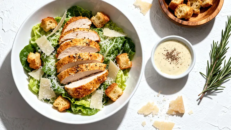 Салат цезарь