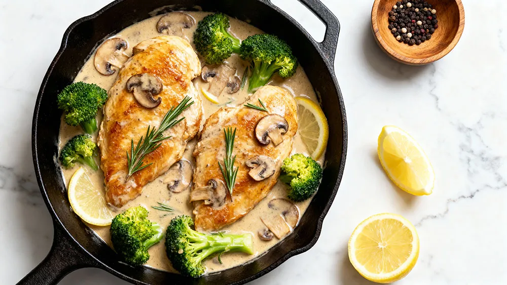 Сочная курица в сливочном соусе