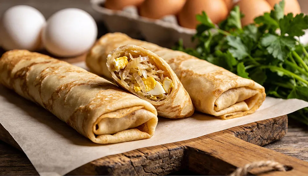 Сочные блинчики с мясом рецепт