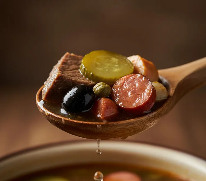 Солянка в ложке