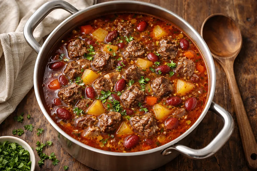 Суп с фасолью