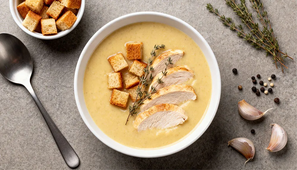 Сырный суп классический