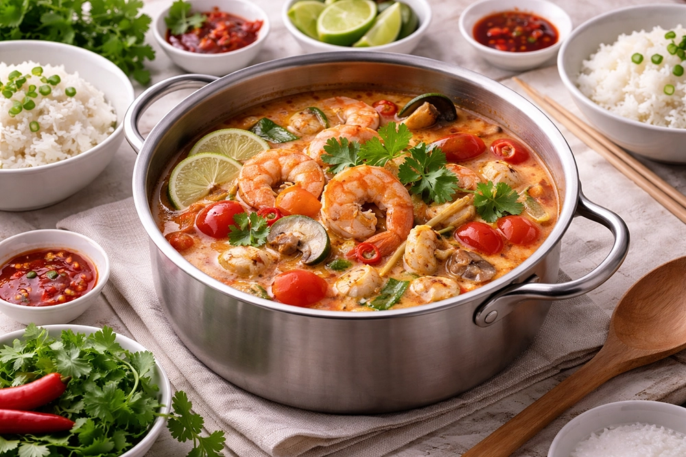 Том Ям рецепт классический с креветками пошагово