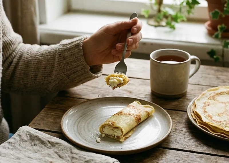 Тонкие блины на молоке