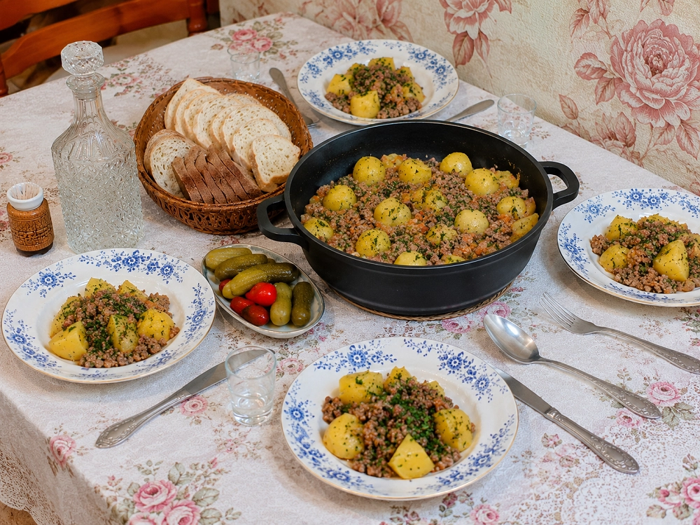 Тушеная картошка рецепт