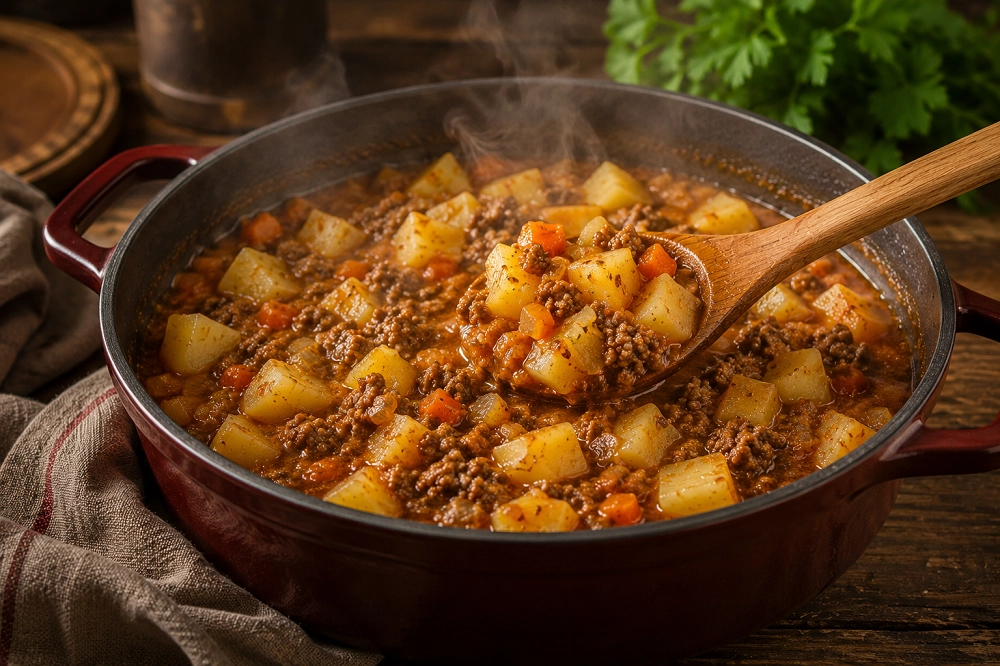 Тушеная картошка