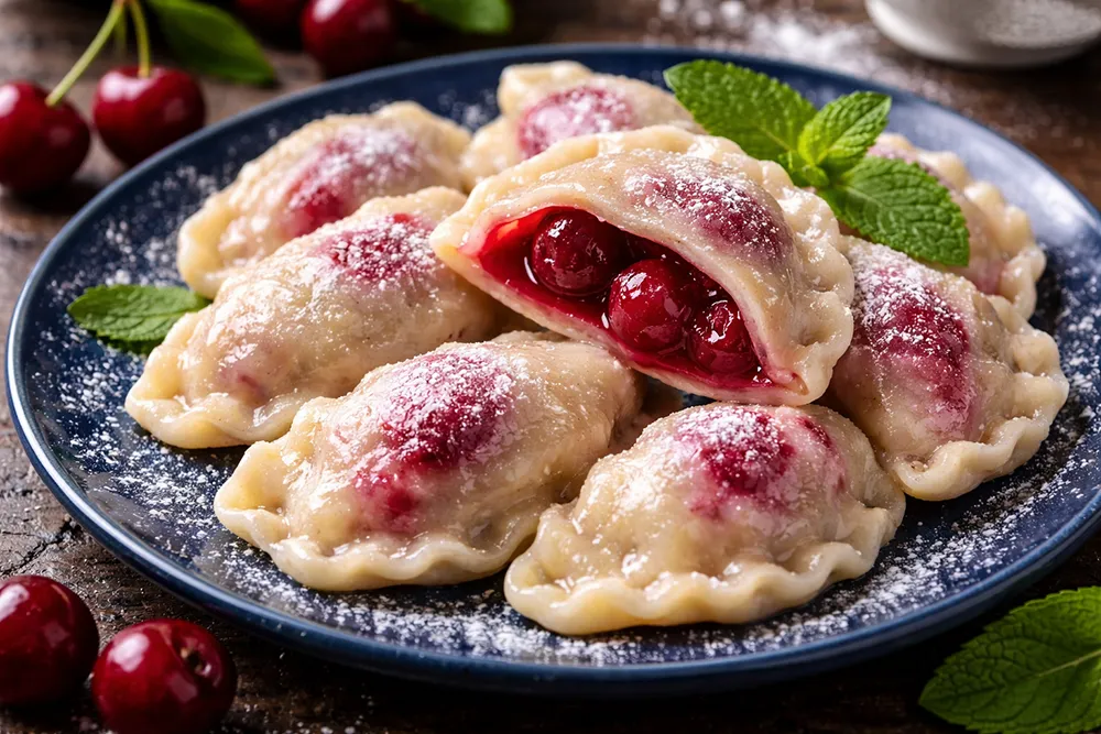 Вареники с вишней