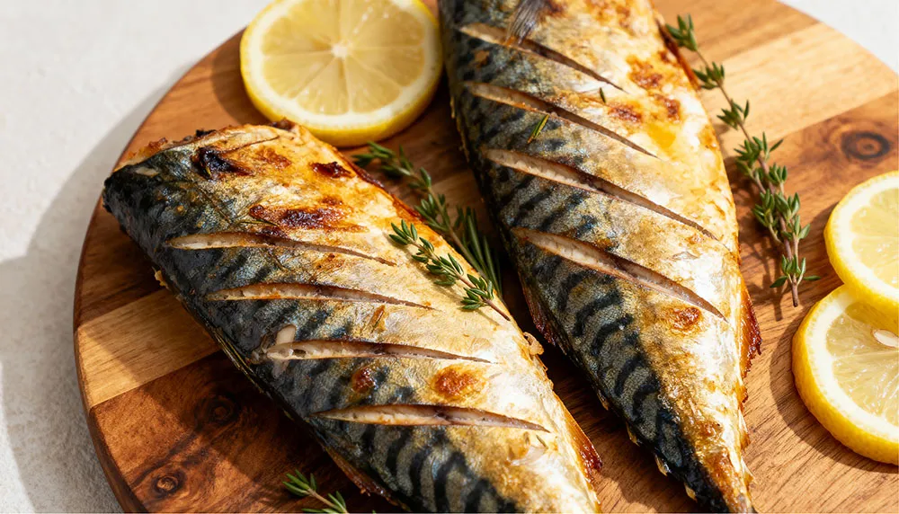 Запеченная скумбрия в духовке рецепт