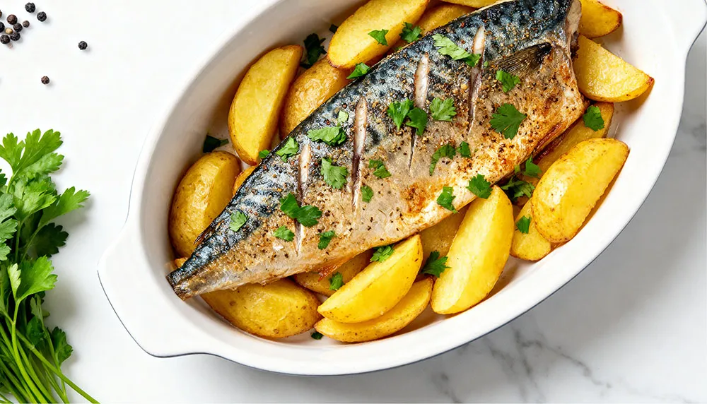 Запеченная скумбрия