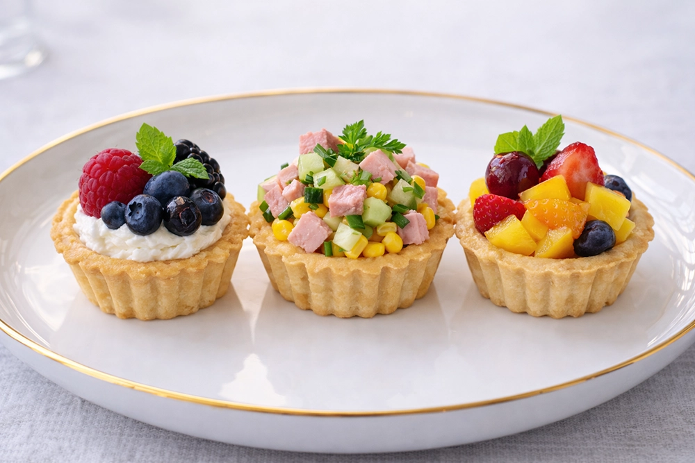 Тарталетки с разными начинками