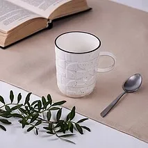 Кружка фарфоровая 350 мл Art deco арт. 13546