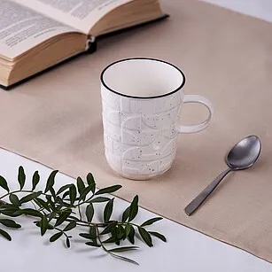 Кружка фарфоровая 350 мл Art deco арт. 13546