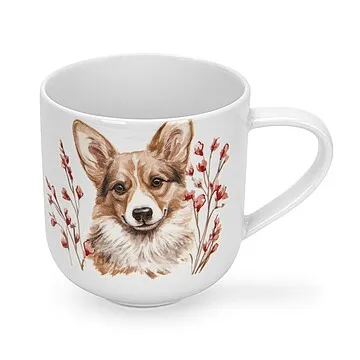 Кружка фарфоровая 380 мл Dogs арт. 16069