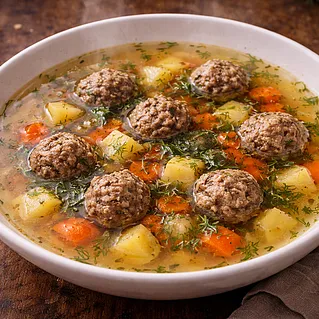 Суп с фрикадельками: проверенный рецепт