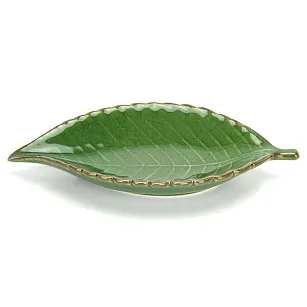 Блюдо сервировочное, 26,5 х 14 х 4 см, керамическое Green