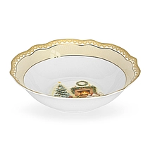 Салатник фарфоровый 23,5 х 6,5 см Christmas eve арт. 13333