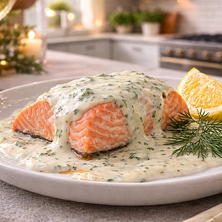 Филе горбуши в сливочном соусе: рецепт для праздничного стола