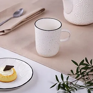 Кружка фарфоровая 350 мл Art deco арт. 13545