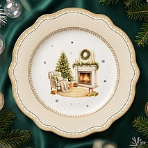 Фарфоровая тарелка 27 см Christmas eve арт. 13331