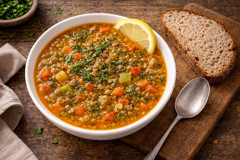 Чечевичный суп: вкусный рецепт с копченостями