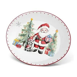 Сервировочное блюдо 30 х 24,5 см Merry Christmas (доломит) арт. 0361