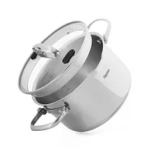 Кастрюля со складными ручками 4,6 л / 22 см Avelin (нержавеющая сталь)