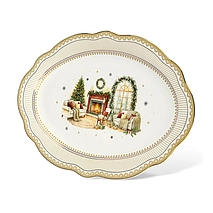 Фарфоровое блюдо 35 х 24 см Christmas eve арт. 13335