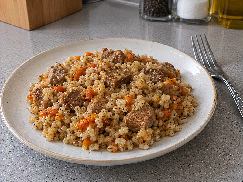 Рассыпчатая перловка с мясом для сытного обеда