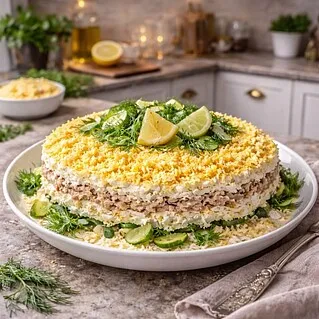 Салат «Мимоза»: рецепт по слоям, проверенный годами