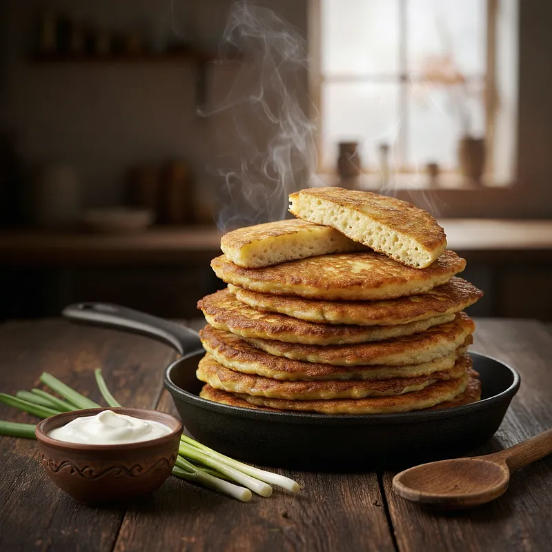 Картофельные драники: лучший рецепт на сковороде (пошагово)