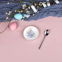 Фарфоровое блюдце 10 см Easter holidays