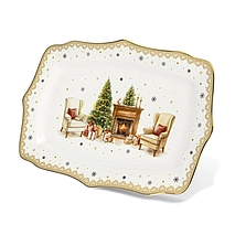 Фарфоровое блюдо 28 х 19 см Christmas eve арт. 13337