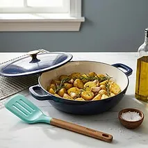 Жаровня 28 см / 3 л - эмалированный чугун Le Mans blue