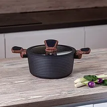 Кастрюля с антипригарным покрытием 20 см / 2,6 л индукция Diamond