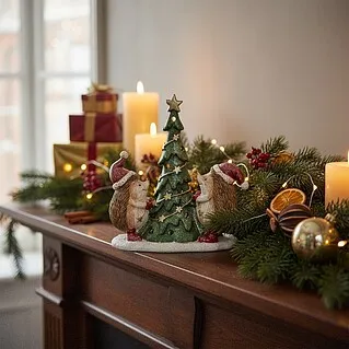 Забавные ёжики: посуда с рисунком и статуэтки на стол