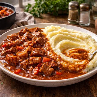 Гуляш: рецепт с идеальной подливой