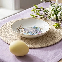 Фарфоровое блюдце 10 см Easter holidays