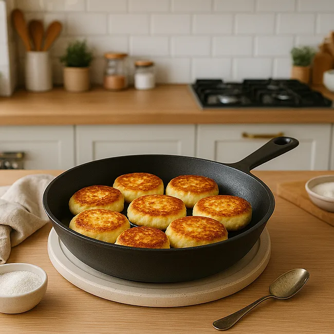 Сырники из творога на сковороде: рецепт пышных и нежных сырников