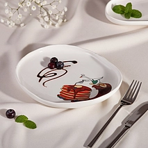 Фарфоровая тарелка 22 см Bon appetit