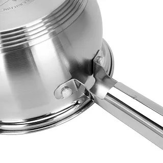 Ковш с крышкой 14 см / 1,1 л нержавеющая сталь Felina