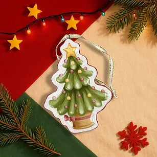 Елочная игрушка "Ёлка с игрушками" арт. 0423