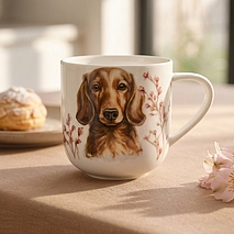 Кружка фарфоровая 380 мл Dogs арт. 16136