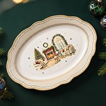 Фарфоровое блюдо 35 х 24 см Christmas eve арт. 13335