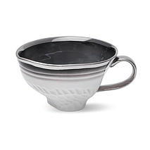 Кружка фарфоровая 460 мл Elegante gray арт. 13455