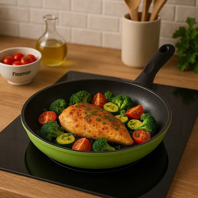 Чем полезна зеленая сковорода