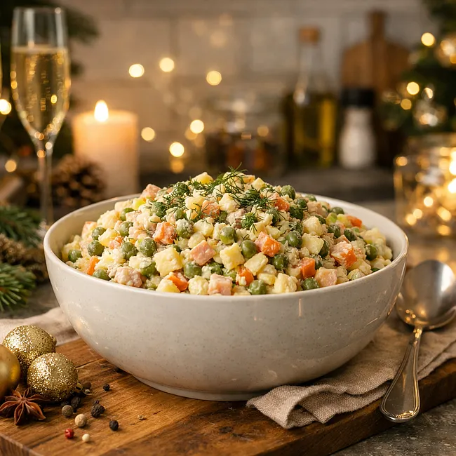 Салат Оливье: Новогодний символ на вашем столе