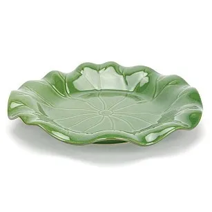 Керамическое блюдо сервировочное, D 34 см, Green