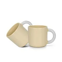 Набор из 2-х фарфоровых кружек 360 мл Yellow